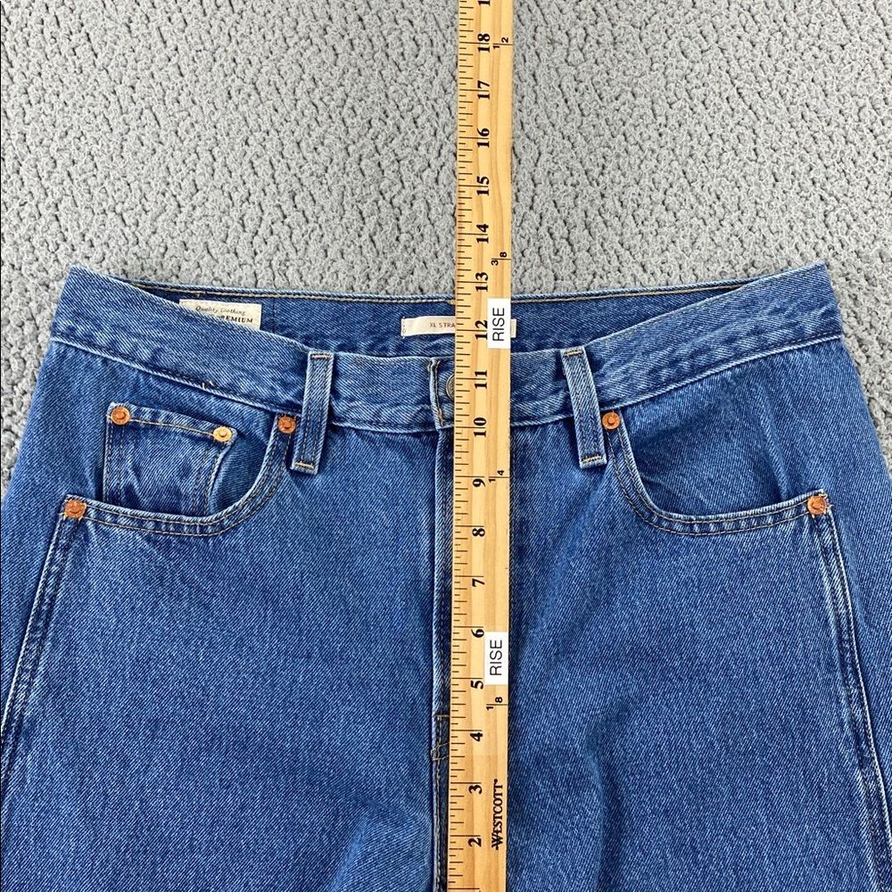 Levi's Premium XL Baggy Straight Seamed Women's No Stretch Jeans |  Size:  29 - Picture 12 of 15